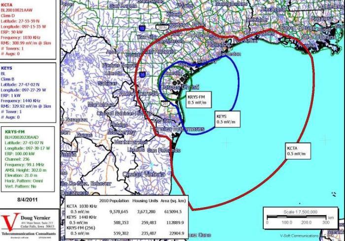 KCTA Coverage Map